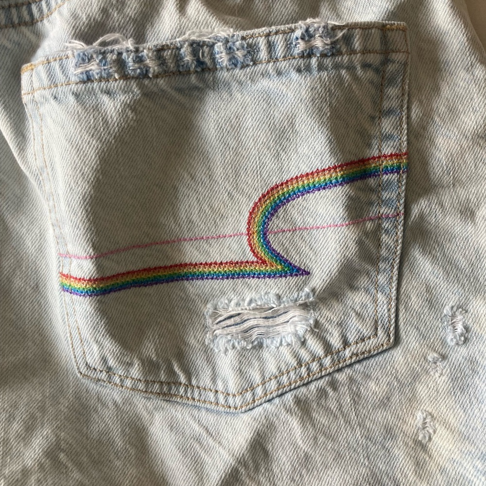 American eagle jean shorts